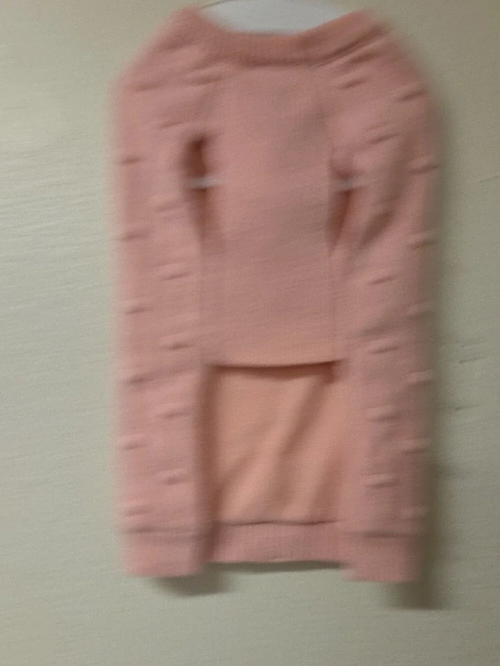 Shabby Chic Boutique Pink Bobble-Knit Dog Cardigan with Gold Heart Buttons
